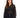 Black lace button-up shirt with a geometric pattern, featuring long sleeves and a classic collar.