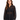 Black lace button-up shirt with a geometric pattern, featuring long sleeves and a classic collar.
