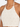 Crochet halter top featuring a hexagonal pattern and scalloped edges in a light cream color.