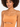 A model with curly hair wears a fitted, sleeveless bodysuit in a warm orange hue featuring a stylish cutout.