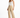 A model wears high-waisted, wide-leg beige pants paired with a delicate white camisole and stylish black heels.