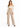 Light beige high-waisted pants with a wide-leg silhouette, paired with a fitted off-the-shoulder top.