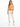 A woman stands confidently in light-colored cropped pants, paired with a brown belt and white sneakers.
