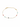Gold anklet featuring colorful beads in red, turquoise, black, and white, with a delicate chain design.