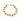 Gold bracelet featuring interlinked chain segments and spherical accents, creating a modern and stylish design.