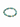 Turquoise and speckled blue beads interspersed with golden hexagonal accents create a vibrant bracelet design.