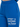 Blue sweatpants featuring an elastic waistband and side pockets, adorned with a clan-themed graphic.