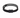 Black leather bracelet featuring two intertwined strands, one smooth and one braided, with a square clasp.