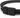 Black leather bracelet featuring a sleek, minimalist design with a magnetic clasp for easy wear.