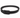 Black leather bracelet featuring a sleek, minimalist design with a smooth clasp closure.