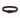 A sleek bracelet featuring intertwined black and brown leather with a minimalist magnetic clasp.