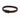 Two intertwined leather bands in black and brown, featuring a sleek black magnetic clasp.