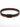 Dual-layer bracelet featuring a sleek black and warm brown design with a minimalist clasp.