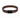 Brown leather bracelet featuring a sleek black clasp and layered design for a modern look.
