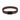 Brown leather bracelet featuring a sleek black clasp and layered design for a modern look.