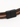A close-up of a multi-strand bracelet featuring dark brown and light brown leather with a black clasp.