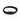 Black leather bracelet with a sleek magnetic clasp, featuring layered strands for a modern look.