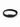 Black leather bracelet with a sleek magnetic clasp, featuring layered strands for a modern look.