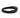 A sleek, layered bracelet featuring black and dark green leather strands with a magnetic clasp.