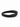 A sleek, layered bracelet featuring black and dark green leather strands with a magnetic clasp.