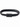Black leather bracelet with two strands and a sleek magnetic clasp for a minimalist look.