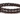 Braided dark brown bracelet made from textured material, featuring a double wrap design.