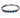Colorful hexagonal beads are threaded on a black braided cord, creating a stylish bracelet design.