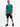 Carbon Classic Tee in turquoise, three-quarter view