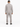 A person wearing a light gray jacket and matching pants, viewed from the back, stands against a white background.