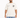 A man stands wearing a loose-fitting beige t-shirt and light blue denim shorts with a cuffed hem.