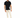 A man stands confidently in a black t-shirt and cream joggers, paired with black sneakers.