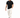 A man stands confidently in a black t-shirt and cream cargo pants, paired with black sneakers.