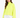 A model wearing a bright neon yellow turtleneck top with wide sleeves, paired with white pants.