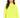 A woman models a bright neon yellow turtleneck sweater with long sleeves and a cropped fit.