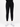 Black fitted sweatpants with side pockets, paired with white high-top sneakers on a neutral background.