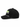 Black cap featuring a bold graphic design with green and white accents, showcasing a modern streetwear style.