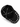 Black cap viewed from above, featuring a curved brim and interior branding with repeated text.