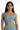 Nia Knit Cami in Blue – front close-up