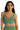 Nia Knit Cami in Green – front close-up