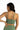 Nia Knit Cami in Green – back view