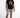 Social T-Shirt in Black – full-length front view