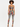 Colorful two-piece set featuring a cropped top with adjustable ties and high-waisted leggings adorned with abstract p...
