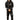 No Risk Pants Set in Black – full-length front view