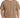 A relaxed-fit, brown T-shirt featuring a blue "CRÉW" graphic and subtle quote detail on the chest.