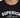 Black shirt featuring bold white embroidered text with a casual crew neckline.