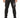 No Risk Pants Set in Black – front view, white "F CK all I need is U" print