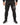 No Risk Pants Set in Black – front view, white "F CK all I need is U" print