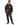 No Risk Pants Set in Black – full-length front view, hoodie and sweatpants with white slogan prints
