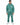 No Risk Top Set in Green – full-length front view, white NO RISK NO STORY print