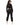 Eyes Top Set in Black – full-length back view of cropped long-sleeve top and cuffed joggers